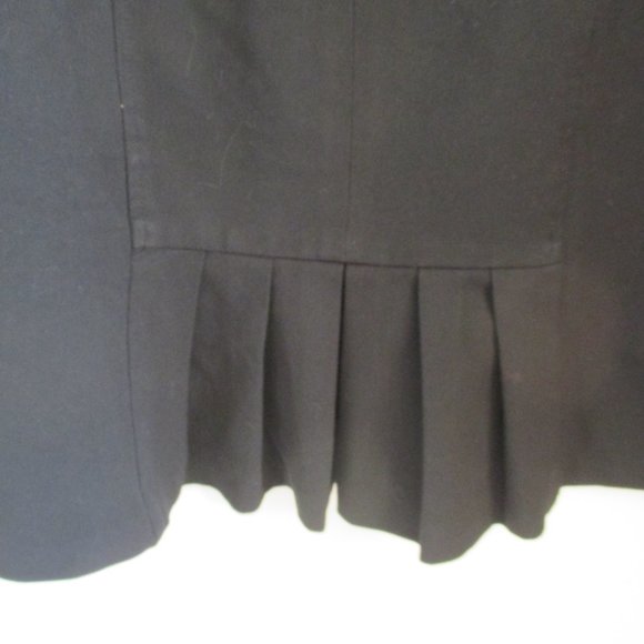 Lane Bryant Womens Plus Size Skirt Black Knee Length, Career, Back Pleats, Sz 22 - Picture 6 of 12